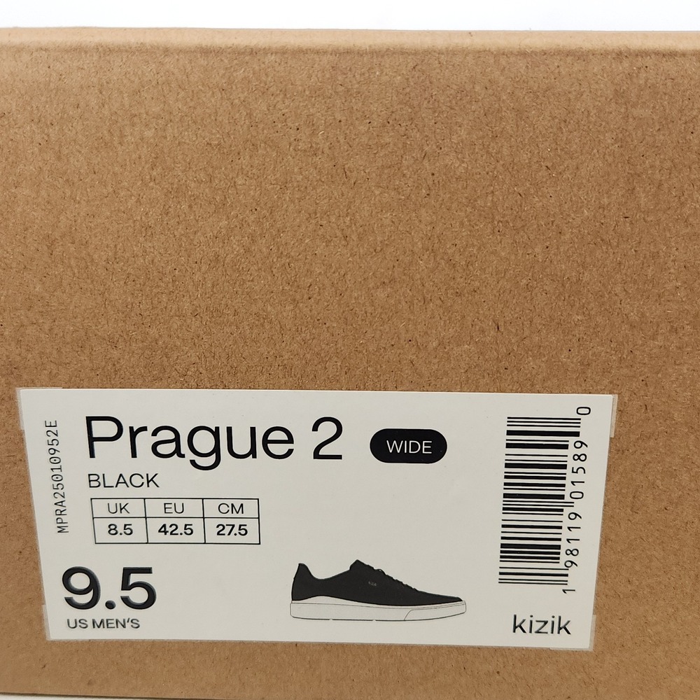 Kizik Prague 2 Sneakers Mens Size 9.5 Wide Black Hands-Free Slip On Shoes - Picture 8 of 8